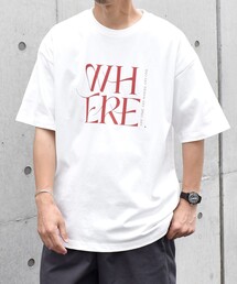 SHIPS any: センチュリーフォント ミュージアム Tシャツ◇
