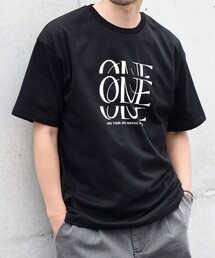 SHIPS any: センチュリーフォント ミュージアム Tシャツ◇