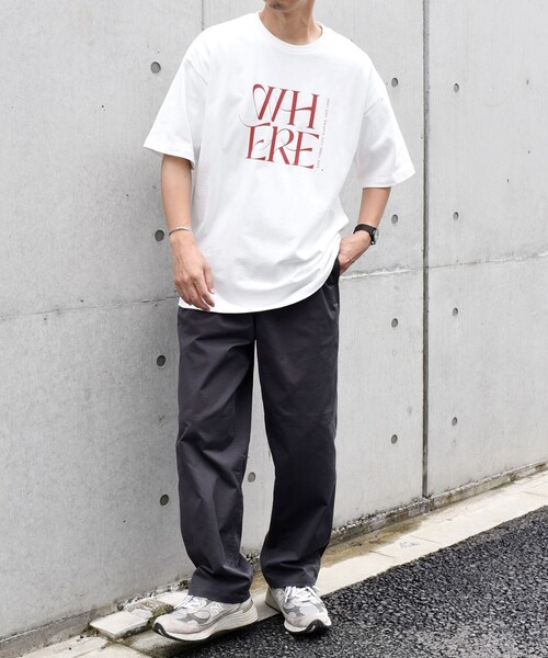 SHIPS any(シップス エニィ)の「SHIPS any: センチュリーフォント ミュージアム Tシャツ◇(Tシャツ/カットソー・メンズ・ブラック/チャコールグレー/ダークグレー/ホワイト系その他/ライトホワイト/ホワイト・MEDIUM/LARGE)」の16枚目の写真