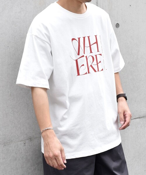 SHIPS any(シップス エニィ)の「SHIPS any: センチュリーフォント ミュージアム Tシャツ◇(Tシャツ/カットソー・メンズ・ブラック/チャコールグレー/ダークグレー/ホワイト系その他/ライトホワイト/ホワイト・MEDIUM/LARGE)」の17枚目の写真