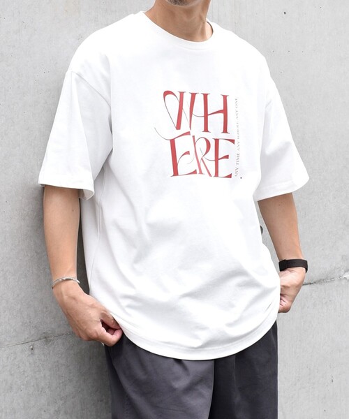 SHIPS any(シップス エニィ)の「SHIPS any: センチュリーフォント ミュージアム Tシャツ◇(Tシャツ/カットソー・メンズ・ブラック/チャコールグレー/ダークグレー/ホワイト系その他/ライトホワイト/ホワイト・MEDIUM/LARGE)」の18枚目の写真