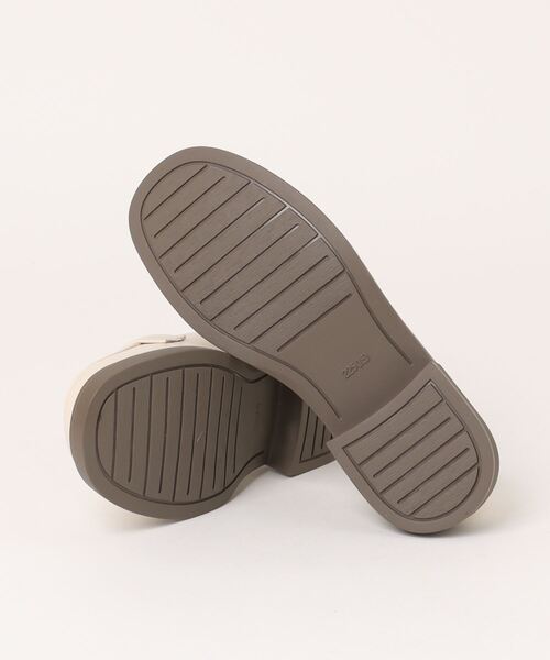 shoes365(シューズスリーシックスファイヴ)の「【shoes365】ミドルヒールローファー(ローファー・レディース・ブラック/オフホワイト・23.0cm/23.5cm/24.0cm/24.5cm/22.5cm/25.0cm)」の4枚目の写真