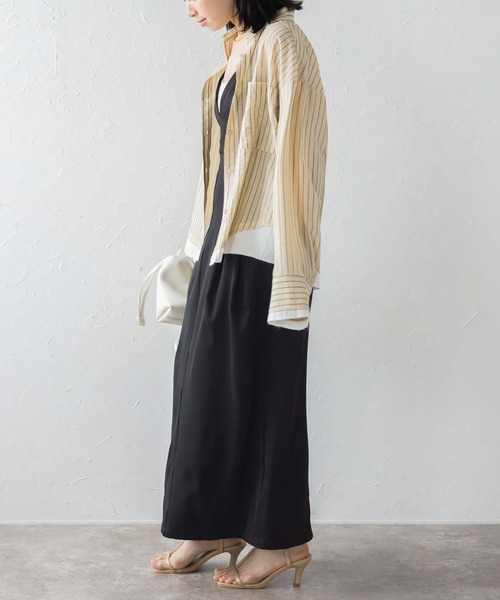 専用＊ボンジュールサガン　レイヤード風ステッチTシャツ　新品 Bonjour Sagan（ボンジュールサガン） tシャツ コットンサイドスリット