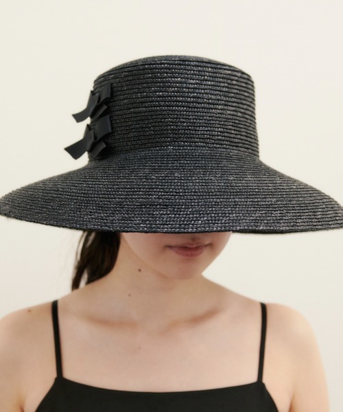 kiehtova(キエトヴァ)の「【kiehtova】greta hat black / beige グレタハット(ハット・レディース・ブラック/ベージュ・FREE)」の1枚目の写真