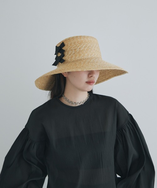 kiehtova(キエトヴァ)の「【kiehtova】greta hat black / beige グレタハット(ハット・レディース・ブラック/ベージュ・FREE)」の3枚目の写真