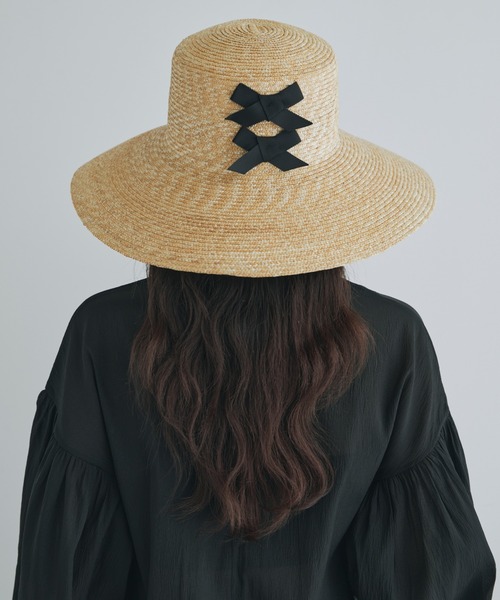 kiehtova(キエトヴァ)の「【kiehtova】greta hat black / beige グレタハット(ハット・レディース・ブラック/ベージュ・FREE)」の5枚目の写真