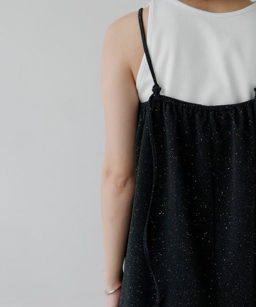 hellam（へラム）の「ラメキャミワンピース（ワンピース）」 - WEAR