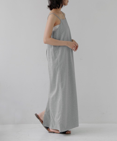 hellam（へラム）の「ラメキャミワンピース（ワンピース・レディース・グレー/ブラック・FREE）」の10枚目の写真