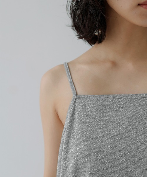 hellam（へラム）の「ラメキャミワンピース（ワンピース・レディース・グレー/ブラック・FREE）」の13枚目の写真