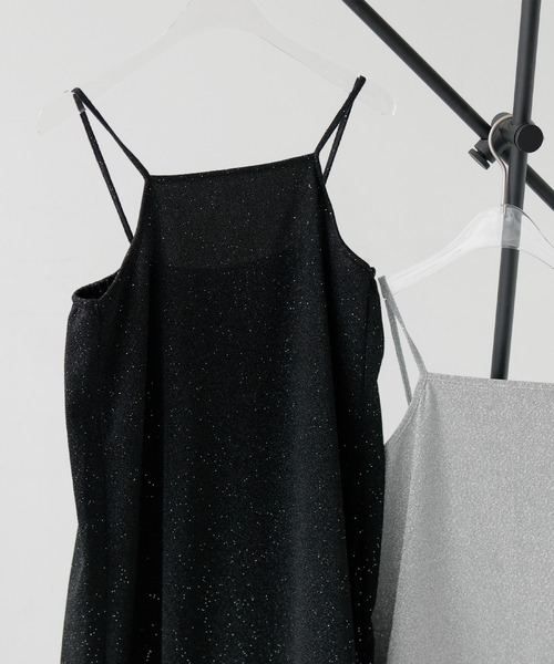 hellam（へラム）の「ラメキャミワンピース（ワンピース・レディース・グレー/ブラック・FREE）」の16枚目の写真