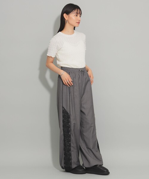 Ray BEAMS（レイビームス）の「シュリンク メロー ハーフスリーブ Tシャツ（Tシャツ/カットソー・レディース・ホワイト系その他6/ブラック/ロイヤルブルー・ONE SIZE）」の6枚目の写真