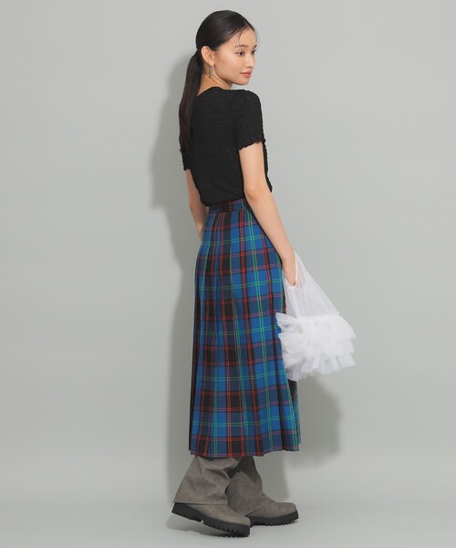 Ray BEAMS（レイビームス）の「シュリンク メロー ハーフスリーブ Tシャツ（Tシャツ/カットソー・レディース・ホワイト系その他6/ブラック/ロイヤルブルー・ONE SIZE）」の11枚目の写真