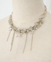 夢展望（ユメテンボウ）の「星盛りシルバーチェーンネックレス（ネックレス）」