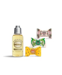 L'OCCITANE（ロクシタン）の「【数量限定】バスギフト ミニサイズのシャワーオイル＆バスボムセット（ボディケアキット/ギフトセット・キッズ）」
