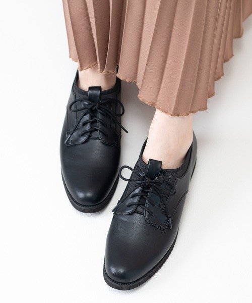 JELLY BEANS(ジェリービーンズ)の「ストレッチトップラインレースアップマニッシュシューズ(204-43014)JELLY BEANS(ジェリービーンズ)(ドレスシューズ・レディース・ブラック・22.5/23/23.5/24/24.5)」の9枚目の写真