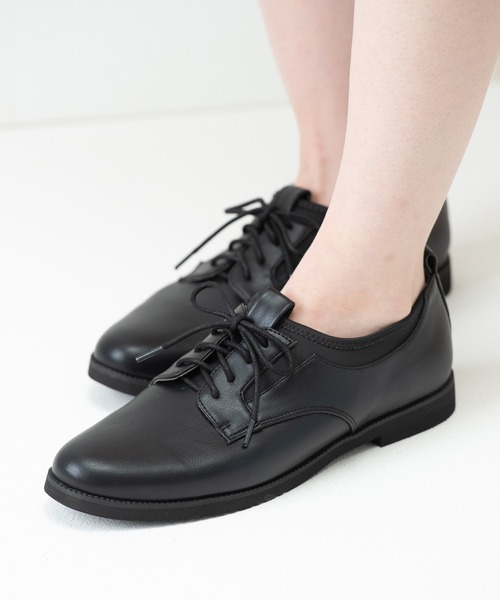 JELLY BEANS(ジェリービーンズ)の「ストレッチトップラインレースアップマニッシュシューズ(204-43014)JELLY BEANS(ジェリービーンズ)(ドレスシューズ・レディース・ブラック・22.5/23/23.5/24/24.5)」の10枚目の写真