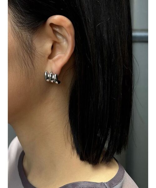 MURUA(ムルーア)の「ドロップピアスセット(ピアス(両耳用)・レディース・シルバー/ゴールド・FREE)」の13枚目の写真