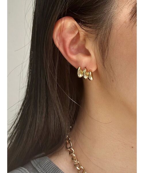 MURUA(ムルーア)の「ドロップピアスセット(ピアス(両耳用)・レディース・シルバー/ゴールド・FREE)」の10枚目の写真