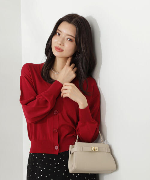 PROPORTION BODY DRESSING（プロポーションボディドレッシング）の「ベーシックカーデ / 1214274800（カーディガン/ボレロ・レディース・ホワイト系その他/レッド/ブラウン・FREE）」の3枚目の写真