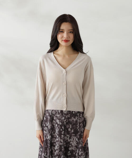 PROPORTION BODY DRESSING（プロポーションボディドレッシング）の「ベーシックカーデ / 1214274800（カーディガン/ボレロ・レディース・ホワイト系その他/レッド/ブラウン・FREE）」の10枚目の写真