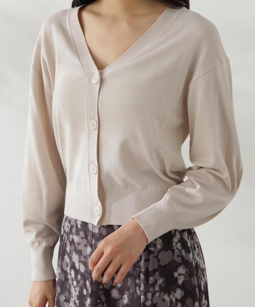 PROPORTION BODY DRESSING（プロポーションボディドレッシング）の「ベーシックカーデ / 1214274800（カーディガン/ボレロ・レディース・ホワイト系その他/レッド/ブラウン・FREE）」の13枚目の写真
