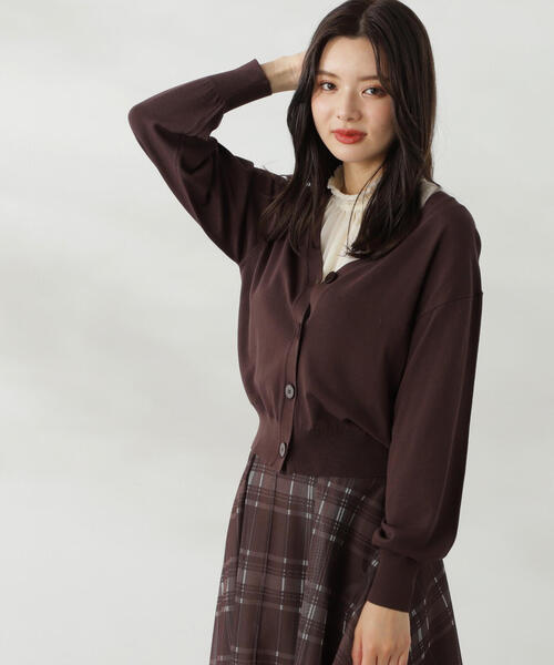 PROPORTION BODY DRESSING（プロポーションボディドレッシング）の「ベーシックカーデ / 1214274800（カーディガン/ボレロ・レディース・ホワイト系その他/レッド/ブラウン・FREE）」の21枚目の写真