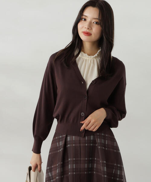 PROPORTION BODY DRESSING（プロポーションボディドレッシング）の「ベーシックカーデ / 1214274800（カーディガン/ボレロ・レディース・ホワイト系その他/レッド/ブラウン・FREE）」の22枚目の写真