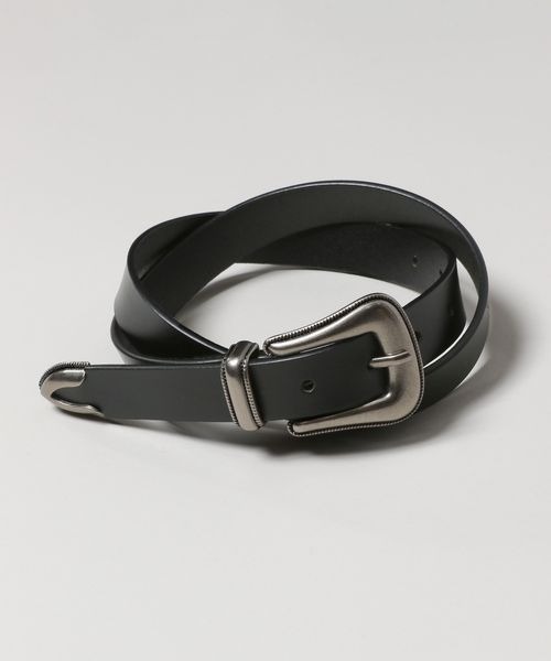 JEANASIS（ジーナシス）の「ウエスタンホソベルト/128524（ベルト・レディース・ベージュ/ブラック・FREE）」の3枚目の写真