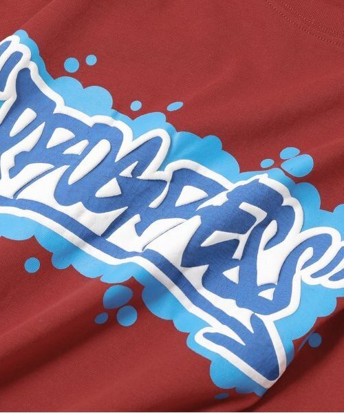 GLAZOS(グラソス)の「【大人向けサイズあり】【STREET】フロントグラフィティプリントビッグ長袖Tシャツ(Tシャツ/カットソー・キッズ・ブラック/ホワイト/オレンジ・140cm/150cm/160cm/170cm)」の9枚目の写真