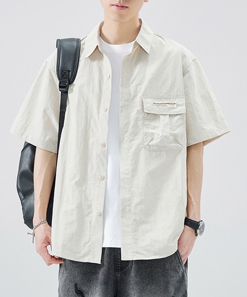 セール】aimoha outdoorユニセックス ポケット シャツ（シャツ