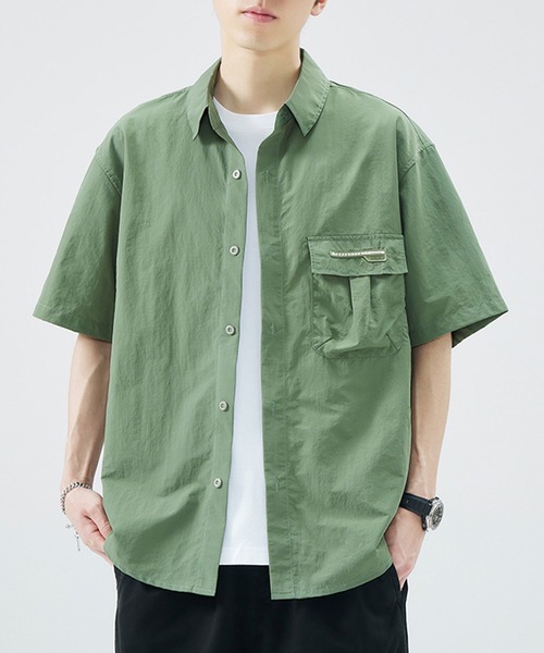 セール】aimoha outdoorユニセックス ポケット シャツ（シャツ