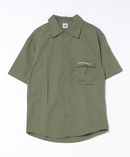 aimoha（アイモハ）の「aimoha outdoorユニセックス　ポケット　シャツ (SS)（シャツ/ブラウス・レディース・グリーン/オフホワイト/ベージュ・MEDIUM/LARGE/X-LARGE）」の18枚目の写真