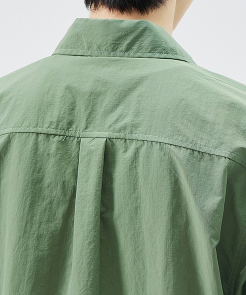 aimoha（アイモハ）の「aimoha outdoorユニセックス　ポケット　シャツ (SS)（シャツ/ブラウス・レディース・グリーン/オフホワイト/ベージュ・MEDIUM/LARGE/X-LARGE）」の10枚目の写真