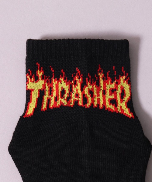 THRASHER（スラッシャー）の「(LF)【THRASHER】【3足セット】ロゴ ジャガード クォーターソックス（ソックス/靴下・メンズ・ブラック系2/ブラック系3/その他2/その他3/その他1/ブラック系4・25～27cm）」の16枚目の写真