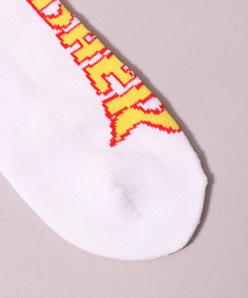 THRASHER（スラッシャー）の「(LF)【THRASHER】【3足セット】ロゴ ジャガード クォーターソックス（ソックス/靴下・メンズ・ブラック系2/ブラック系3/その他2/その他3/その他1/ブラック系4・25～27cm）」の12枚目の写真