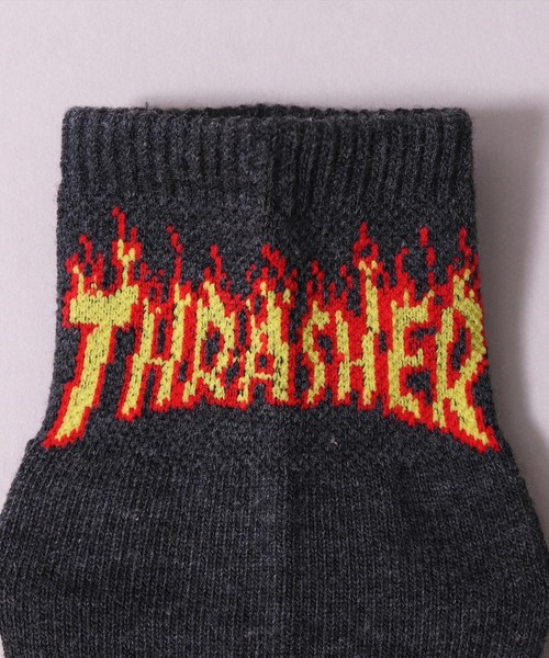 THRASHER（スラッシャー）の「(LF)【THRASHER】【3足セット】ロゴ ジャガード クォーターソックス（ソックス/靴下・メンズ・ブラック系2/ブラック系3/その他2/その他3/その他1/ブラック系4・25～27cm）」の22枚目の写真