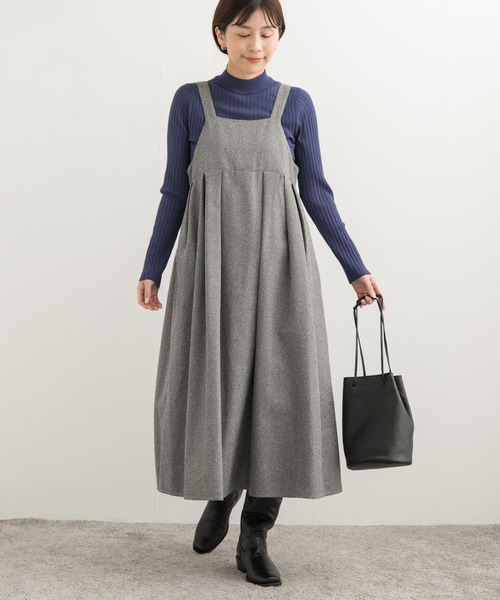 URBAN RESEARCH DOORS(アーバンリサーチドアーズ)の「ネップツィードワンピース(ワンピース・レディース・ブラウン系その他/グレー系その他・MEDIUM)」の6枚目の写真