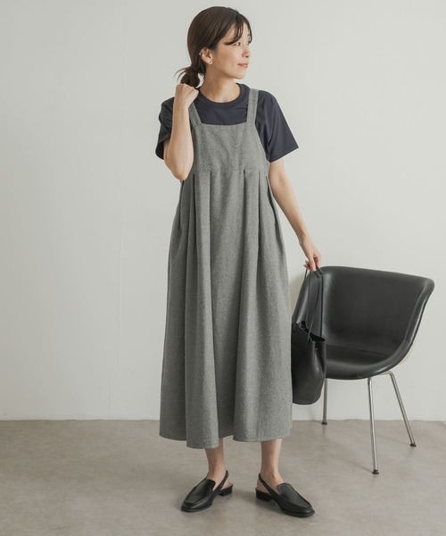 URBAN RESEARCH DOORS(アーバンリサーチドアーズ)の「ネップツィードワンピース(ワンピース・レディース・ブラウン系その他/グレー系その他・MEDIUM)」の15枚目の写真