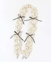 tiny tiny（ティニーティニー）の「ミニリボン付きショルダーストラップ[tiny tiny(ティニーティニー)]（スマホグッズ）」