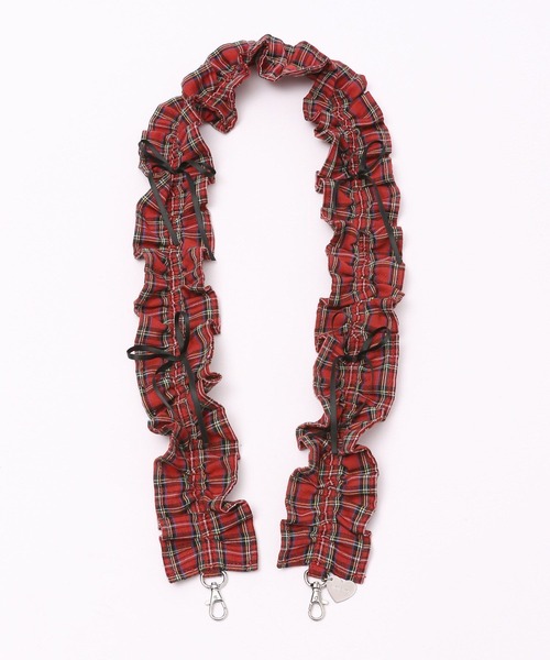 tiny tiny（ティニーティニー）の「ミニリボン付きショルダーストラップ[tiny tiny(ティニーティニー)]（スマホグッズ・レディース・ブラック/ピンク/グレー/レッド/レオパード/イエロー/ライトブルー/ホワイト/ブルー/レッド系その他/ベージュ/グリーン/桜/ブルー系その他/オフホワイト/ブラック系その他/ライトブラウン/レッド系その他2/アイボリー/イエロー系その他・0）」の17枚目の写真