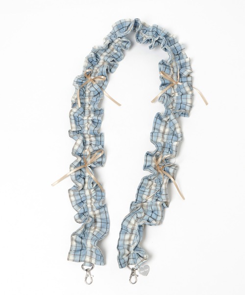 tiny tiny（ティニーティニー）の「ミニリボン付きショルダーストラップ[tiny tiny(ティニーティニー)]（スマホグッズ・レディース・ブラック/ピンク/グレー/レッド/レオパード/イエロー/ライトブルー/ホワイト/ブルー/レッド系その他/ベージュ/グリーン/桜/ブルー系その他/オフホワイト/ブラック系その他/ライトブラウン/レッド系その他2/アイボリー/イエロー系その他・0）」の12枚目の写真