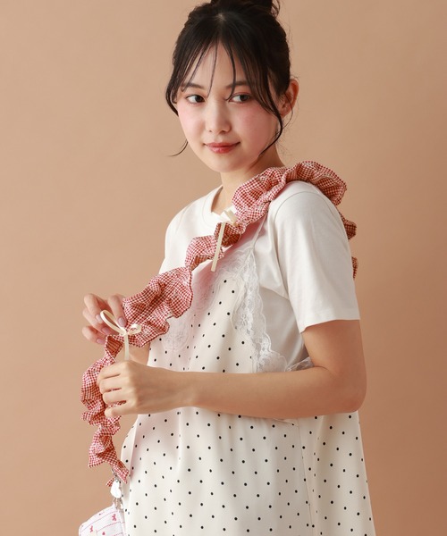 tiny tiny（ティニーティニー）の「ミニリボン付きショルダーストラップ[tiny tiny(ティニーティニー)]（スマホグッズ・レディース・ブラック/ピンク/グレー/レッド/レオパード/イエロー/ライトブルー/ホワイト/ブルー/レッド系その他/ベージュ/グリーン/桜/ブルー系その他/オフホワイト/ブラック系その他/ライトブラウン/レッド系その他2/アイボリー/イエロー系その他・0）」の21枚目の写真