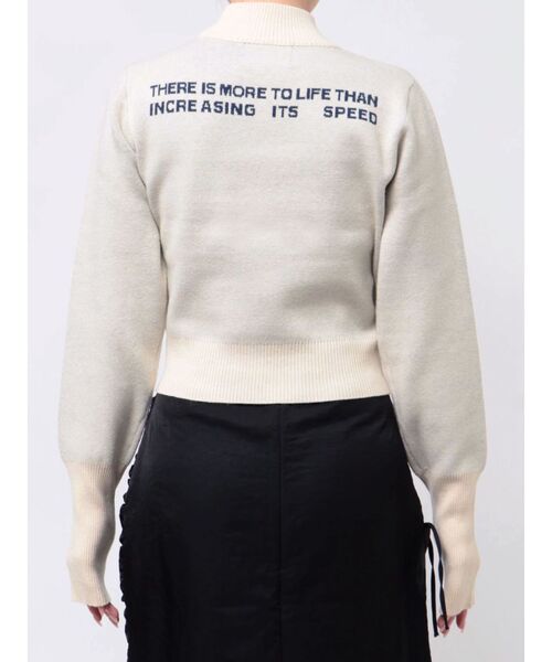 jouetie（ジュエティ）の「ローズジャガードロゴニット（ニット/セーター・レディース・グレー/ブルー/ブラック/アイボリー・MEDIUM）」の15枚目の写真