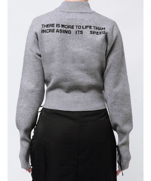 jouetie（ジュエティ）の「ローズジャガードロゴニット（ニット