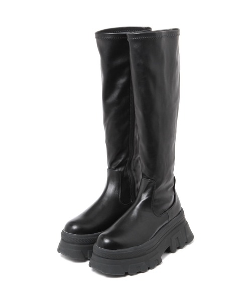 repipi armario（レピピ アルマリオ）の「ストレッチロングブーツ（ブーツ・キッズ・ブラック・MEDIUM/LARGE/SMALL）」の9枚目の写真