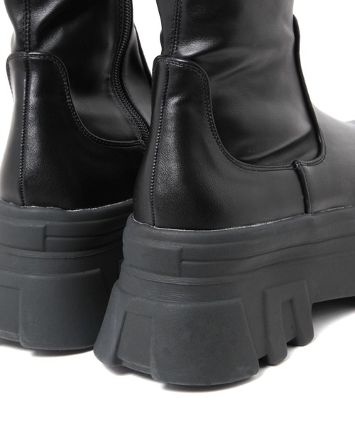 repipi armario（レピピ アルマリオ）の「ストレッチロングブーツ（ブーツ・キッズ・ブラック・MEDIUM/LARGE/SMALL）」の19枚目の写真