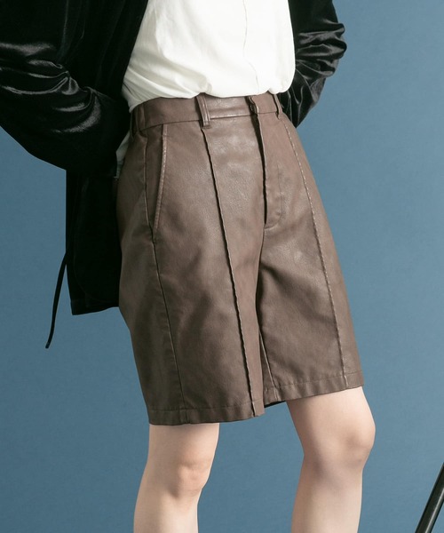 KBF（ケイビーエフ）の「ピンタックショートパンツ（その他パンツ・レディース・カーキ/ブラウン/ブラック/チャコールグレー・ONE）」の8枚目の写真
