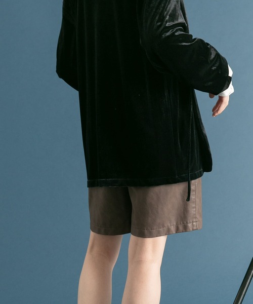 KBF（ケイビーエフ）の「ピンタックショートパンツ（その他パンツ・レディース・カーキ/ブラウン/ブラック/チャコールグレー・ONE）」の9枚目の写真