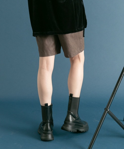 KBF（ケイビーエフ）の「ピンタックショートパンツ（その他パンツ・レディース・カーキ/ブラウン/ブラック/チャコールグレー・ONE）」の12枚目の写真