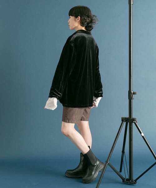 KBF（ケイビーエフ）の「ピンタックショートパンツ（その他パンツ・レディース・カーキ/ブラウン/ブラック/チャコールグレー・ONE）」の14枚目の写真